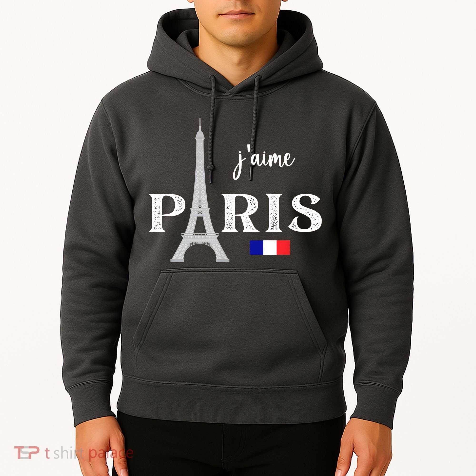 Paris France Eiffel Tower Souvenir Hoodie