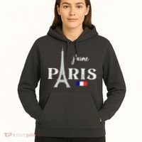 Paris France Eiffel Tower Souvenir Hoodie thumb 5