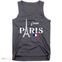 Paris France Eiffel Tower Souvenir Tank Top thumb 0