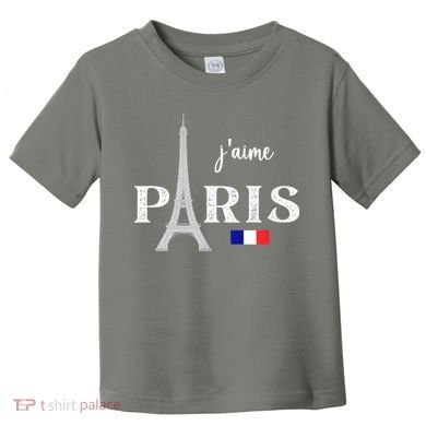 Paris France Eiffel Tower Souvenir Toddler T-Shirt