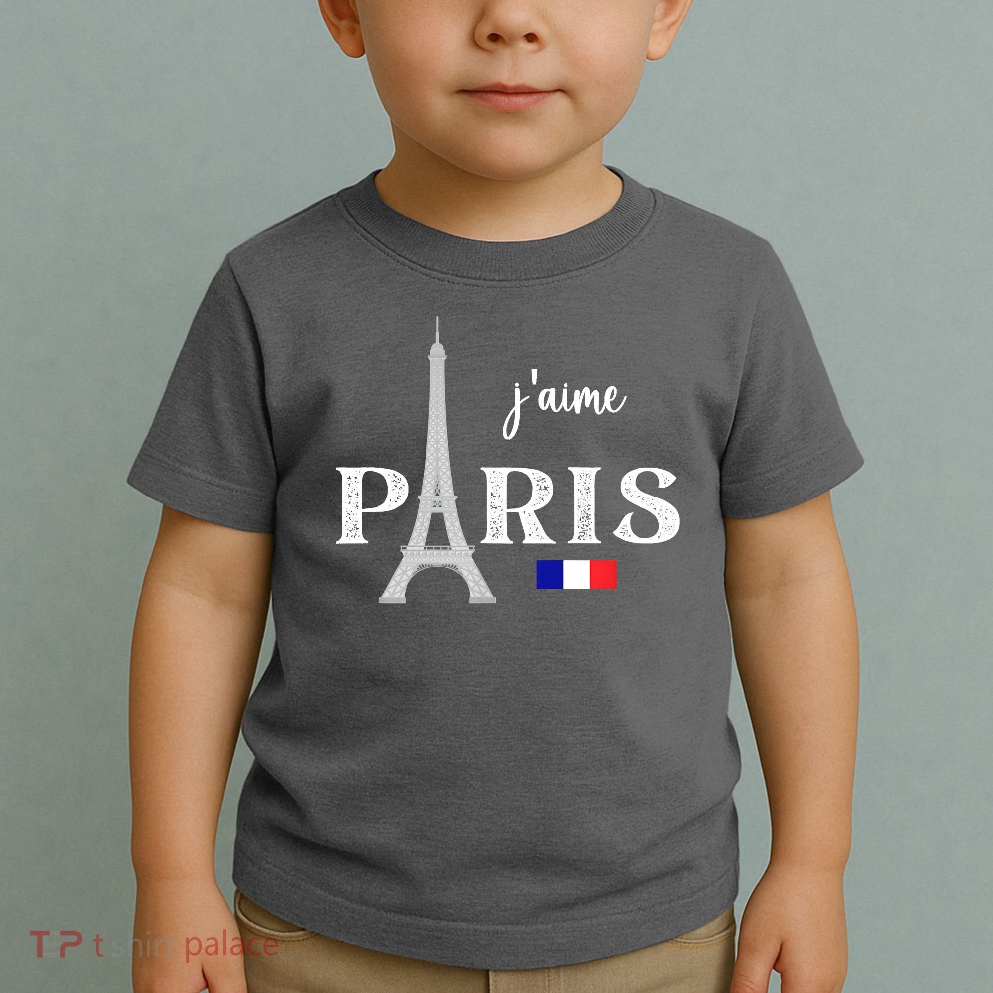 Paris France Eiffel Tower Souvenir Toddler T-Shirt