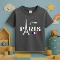Paris France Eiffel Tower Souvenir Toddler T-Shirt thumb 3