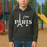 Paris France Eiffel Tower Souvenir Kids Hoodie thumb 2