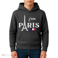 Paris France Eiffel Tower Souvenir Kids Hoodie thumb 4