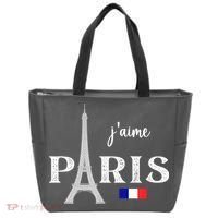 Paris France Eiffel Tower Souvenir Tote Bag thumb 0