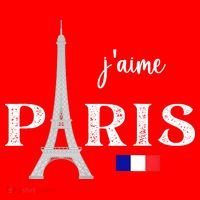 Paris France Eiffel Tower Souvenir Santa Hat thumb 1