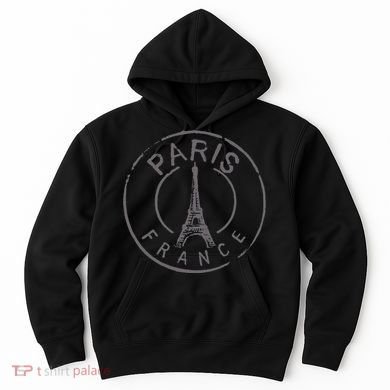Paris France Eiffel Tower Love Hoodie