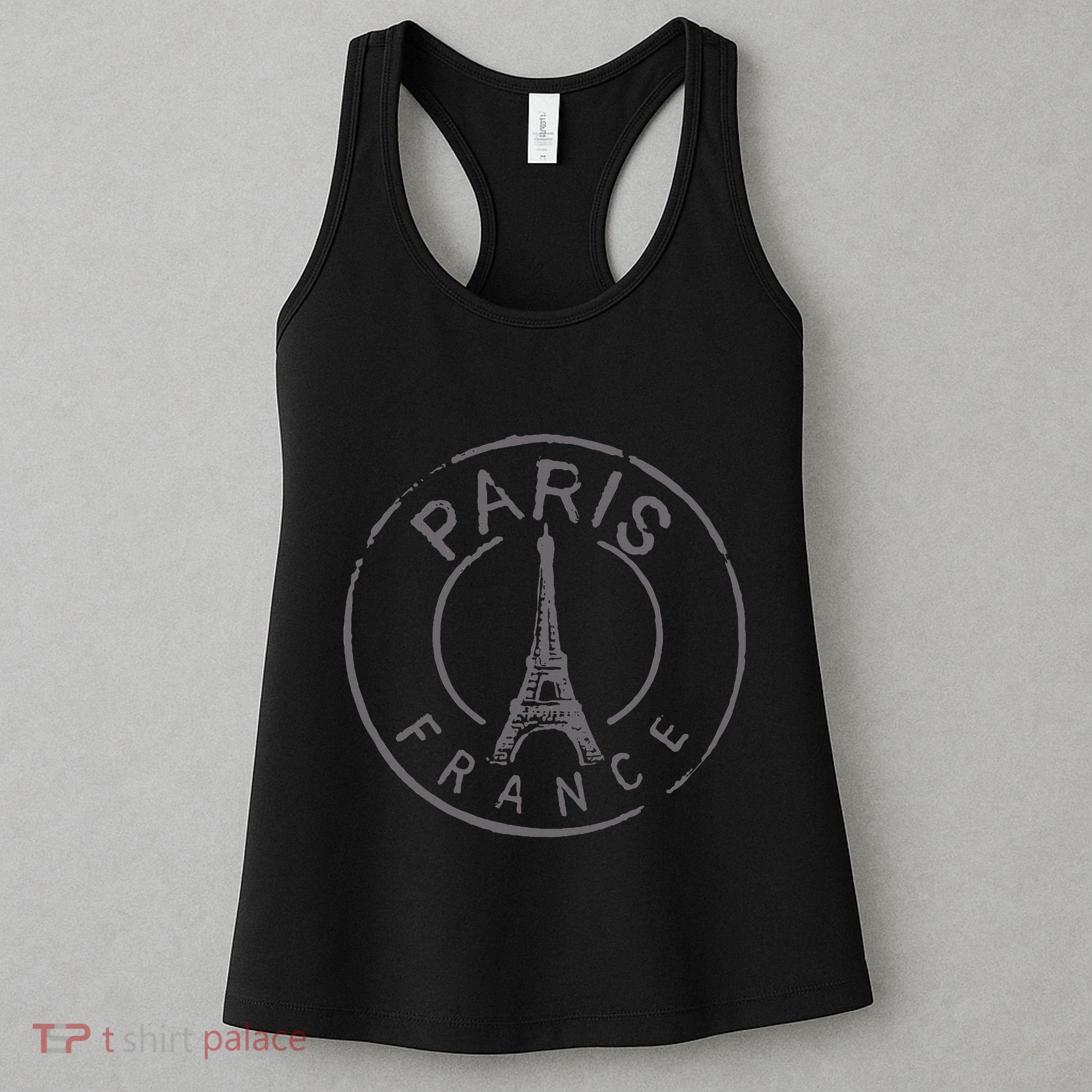 Paris France Eiffel Tower Love Women's Tank Top