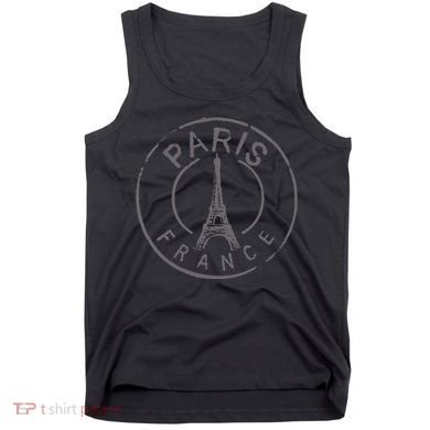 Paris France Eiffel Tower Love Tank Top