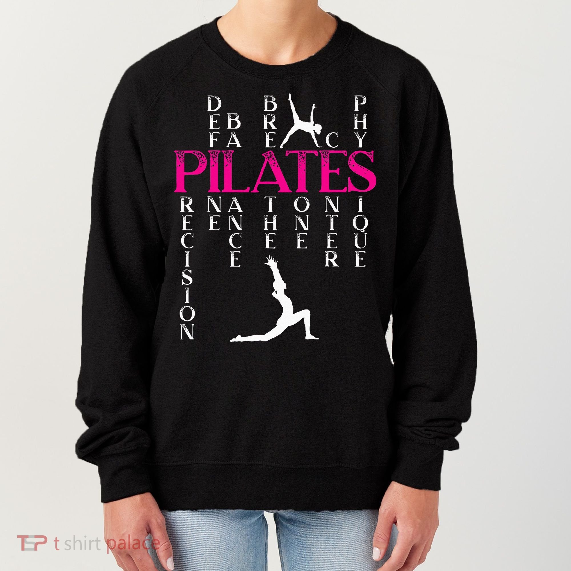 Pilates Fitness Exercise Training Contrology Meditation Women's Sweatshirt