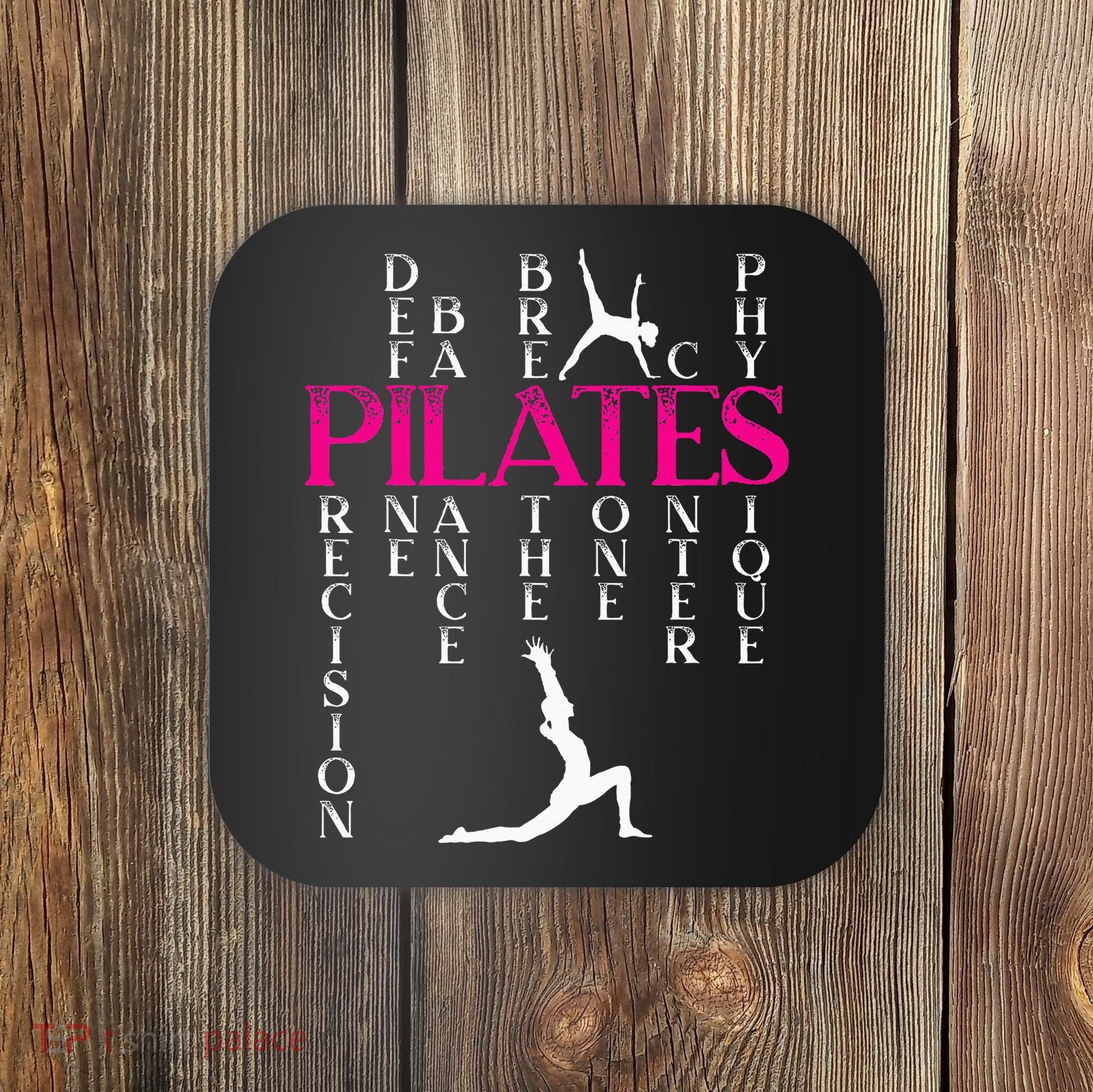Pilates Fitness Exercise Training Contrology Meditation Coaster