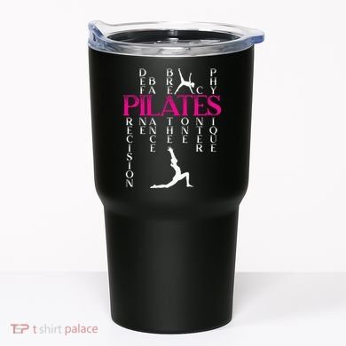 Pilates Fitness Exercise Training Contrology Meditation Tumbler