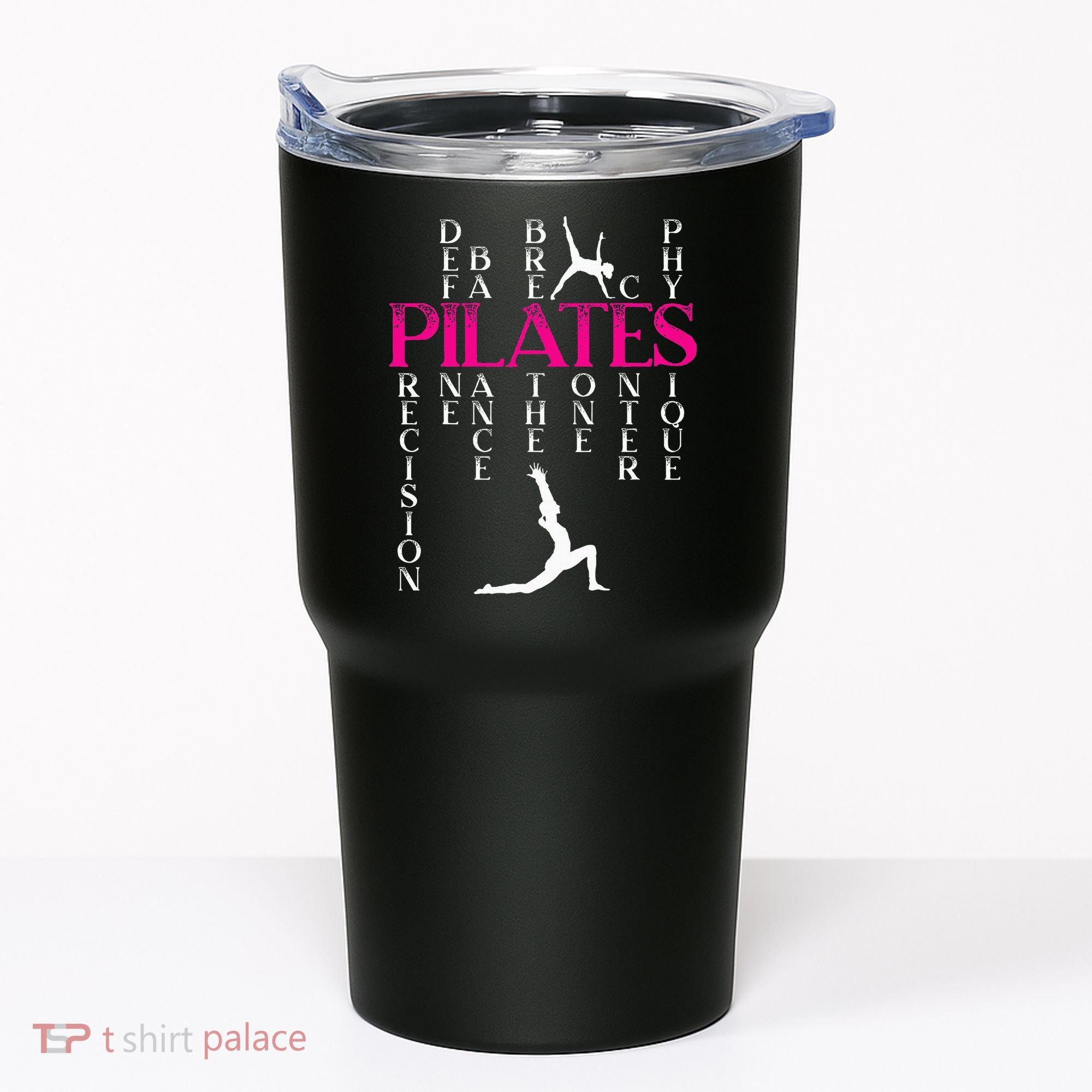 Pilates Fitness Exercise Training Contrology Meditation Tumbler