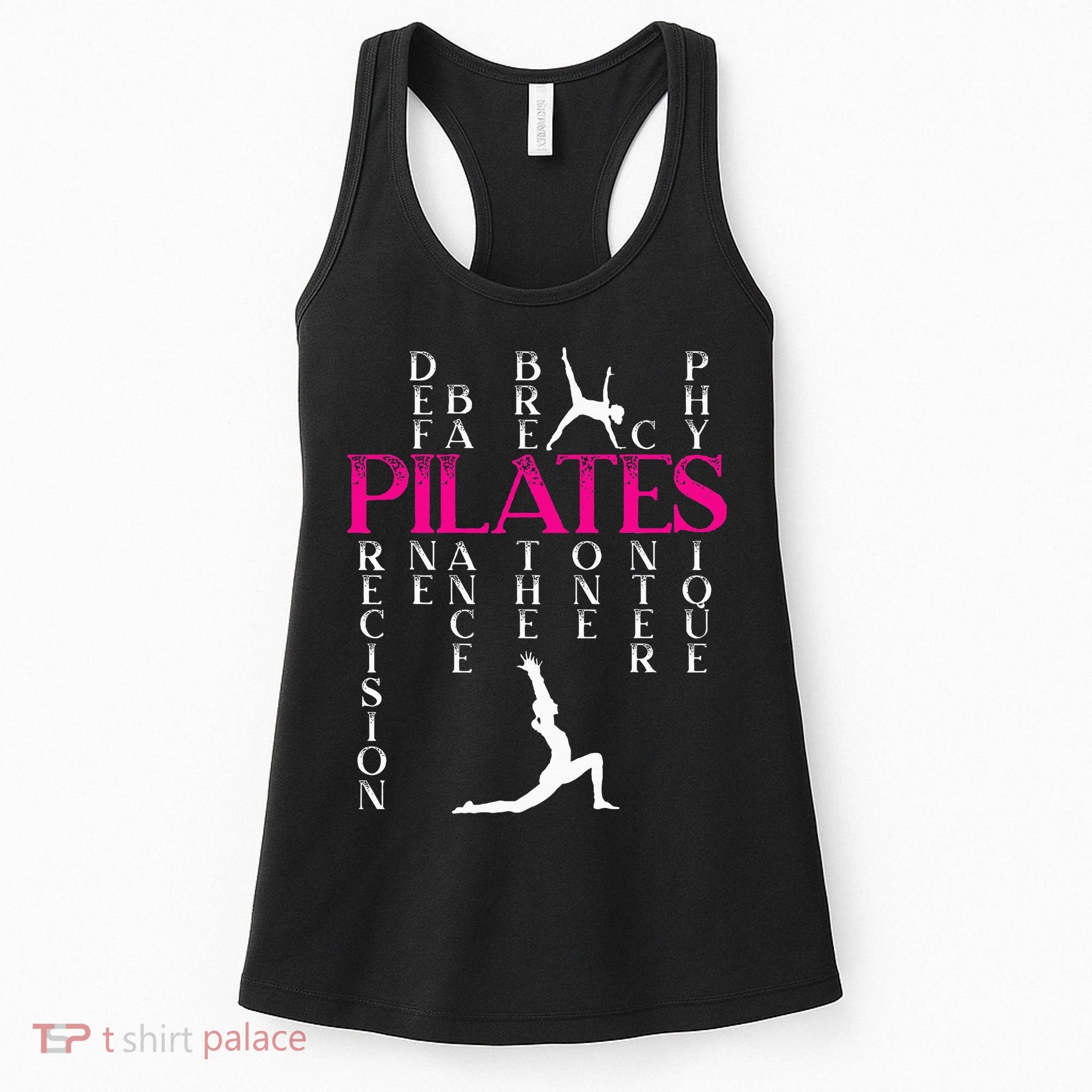 Pilates Fitness Exercise Training Contrology Meditation Women's Tank Top