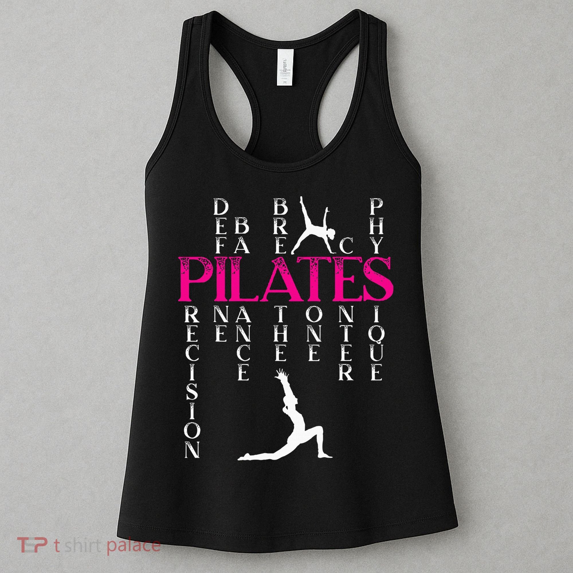 Pilates Fitness Exercise Training Contrology Meditation Women's Tank Top