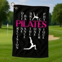 Pilates Fitness Exercise Training Contrology Meditation Golf Towel thumb 1