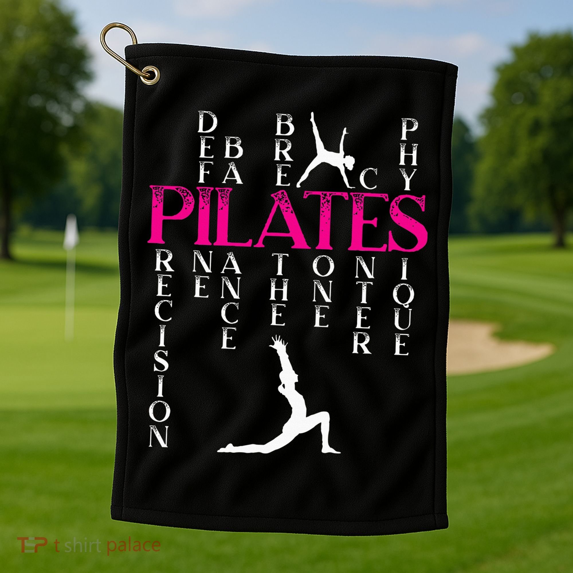 Pilates Fitness Exercise Training Contrology Meditation Golf Towel