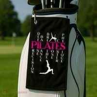 Pilates Fitness Exercise Training Contrology Meditation Golf Towel thumb 2