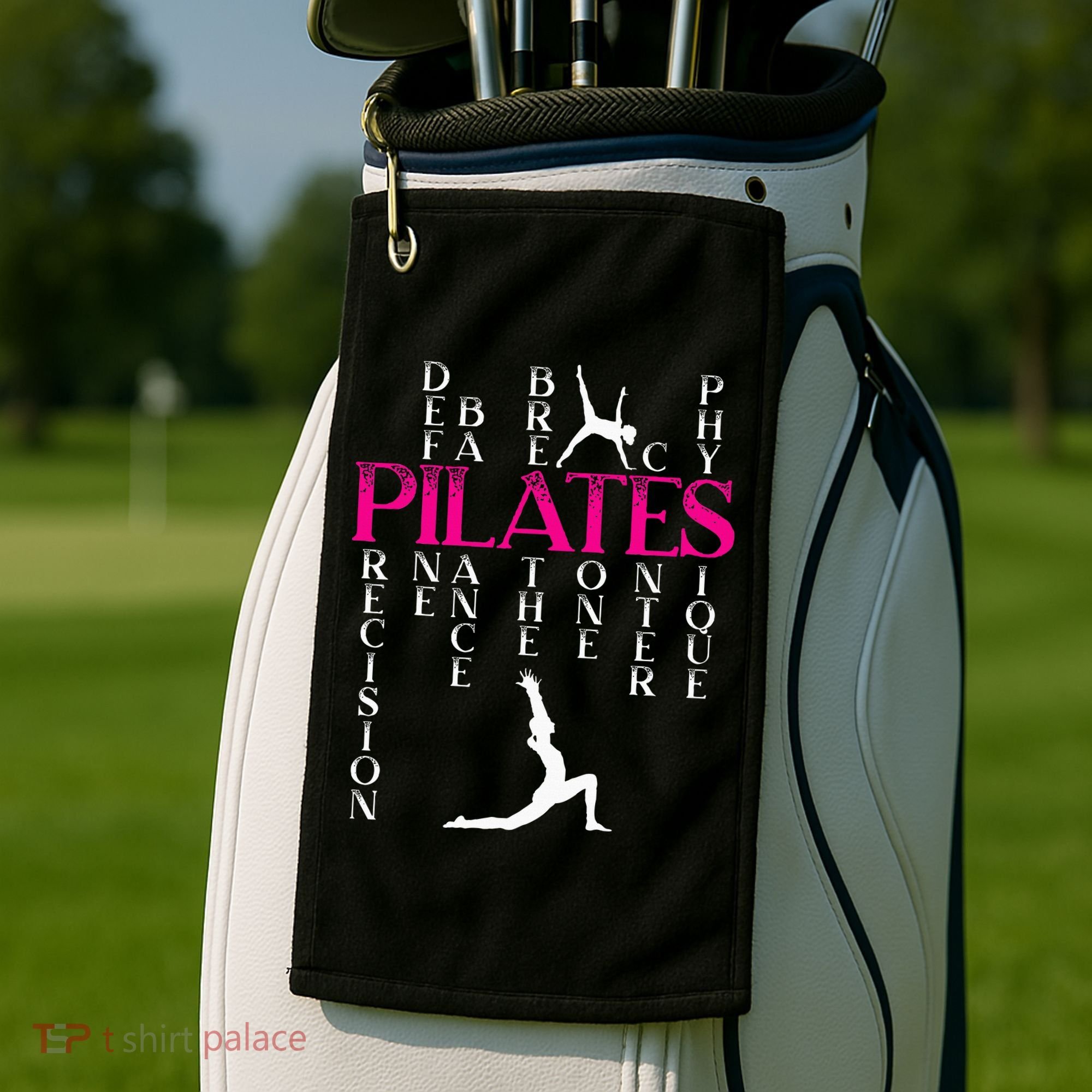 Pilates Fitness Exercise Training Contrology Meditation Golf Towel