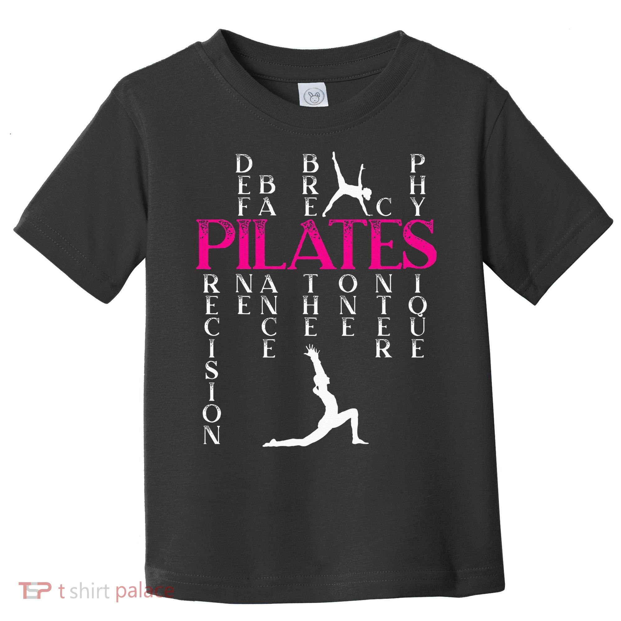 Pilates Fitness Exercise Training Contrology Meditation Toddler T-Shirt
