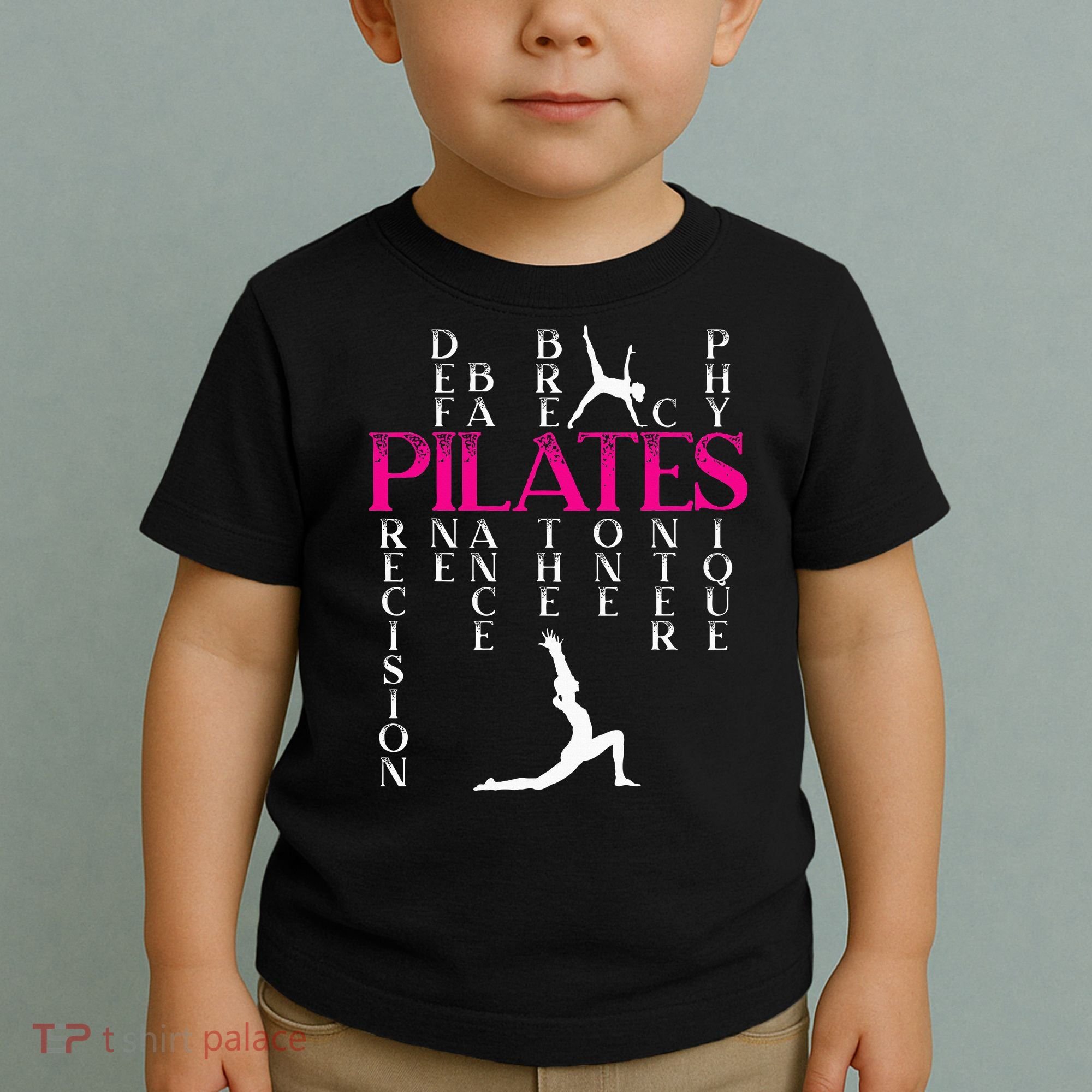 Pilates Fitness Exercise Training Contrology Meditation Toddler T-Shirt