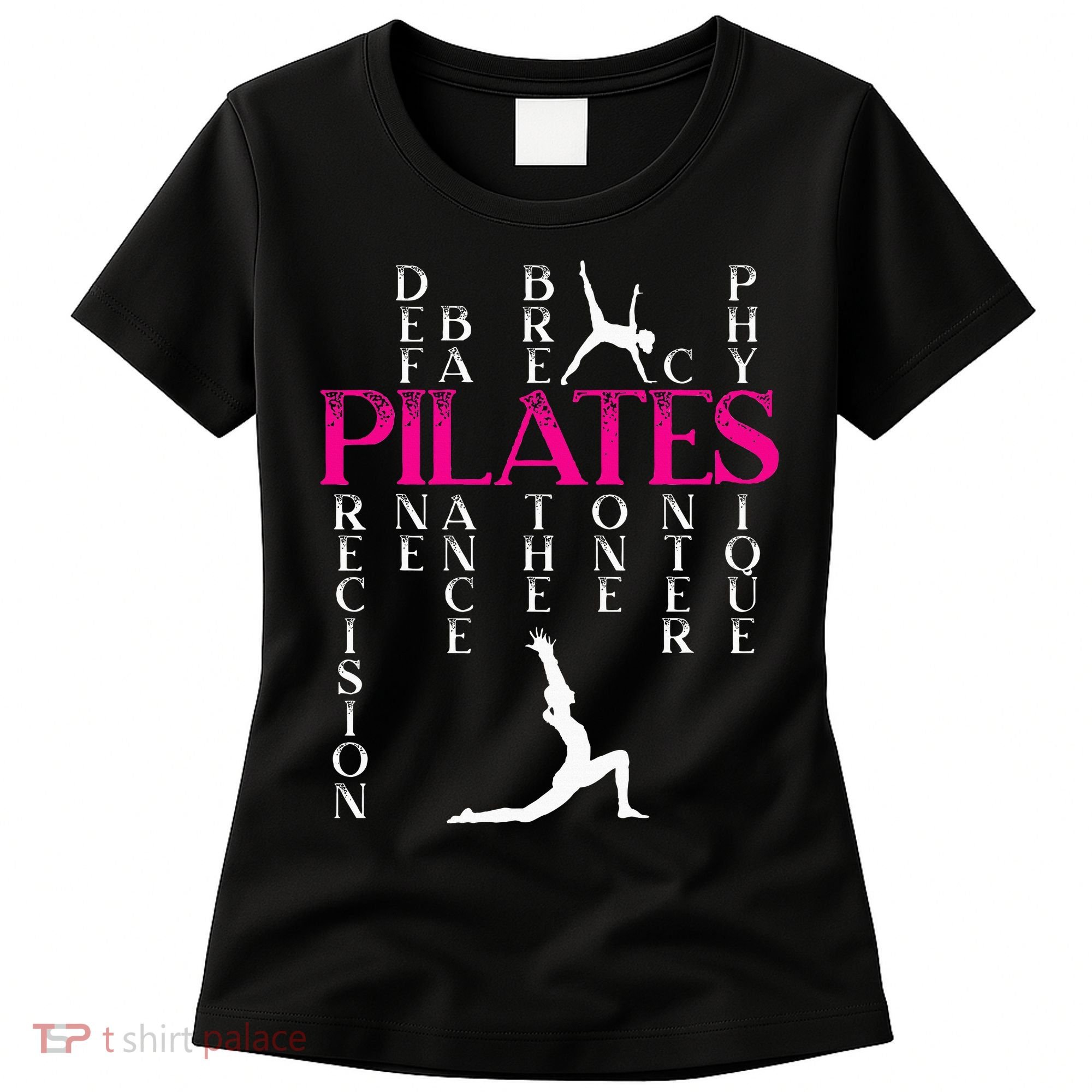 Pilates Fitness Exercise Training Contrology Meditation Women's T-Shirt