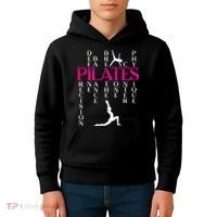 Pilates Fitness Exercise Training Contrology Meditation Kids Hoodie thumb 4