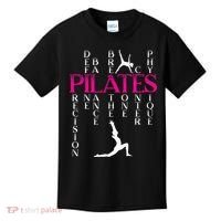 Pilates Fitness Exercise Training Contrology Meditation Kids T-Shirt thumb 0