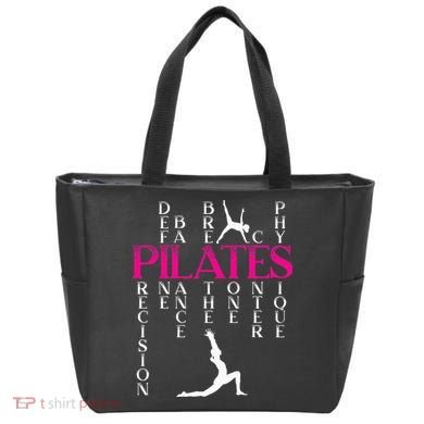 Pilates Fitness Exercise Training Contrology Meditation Tote Bag