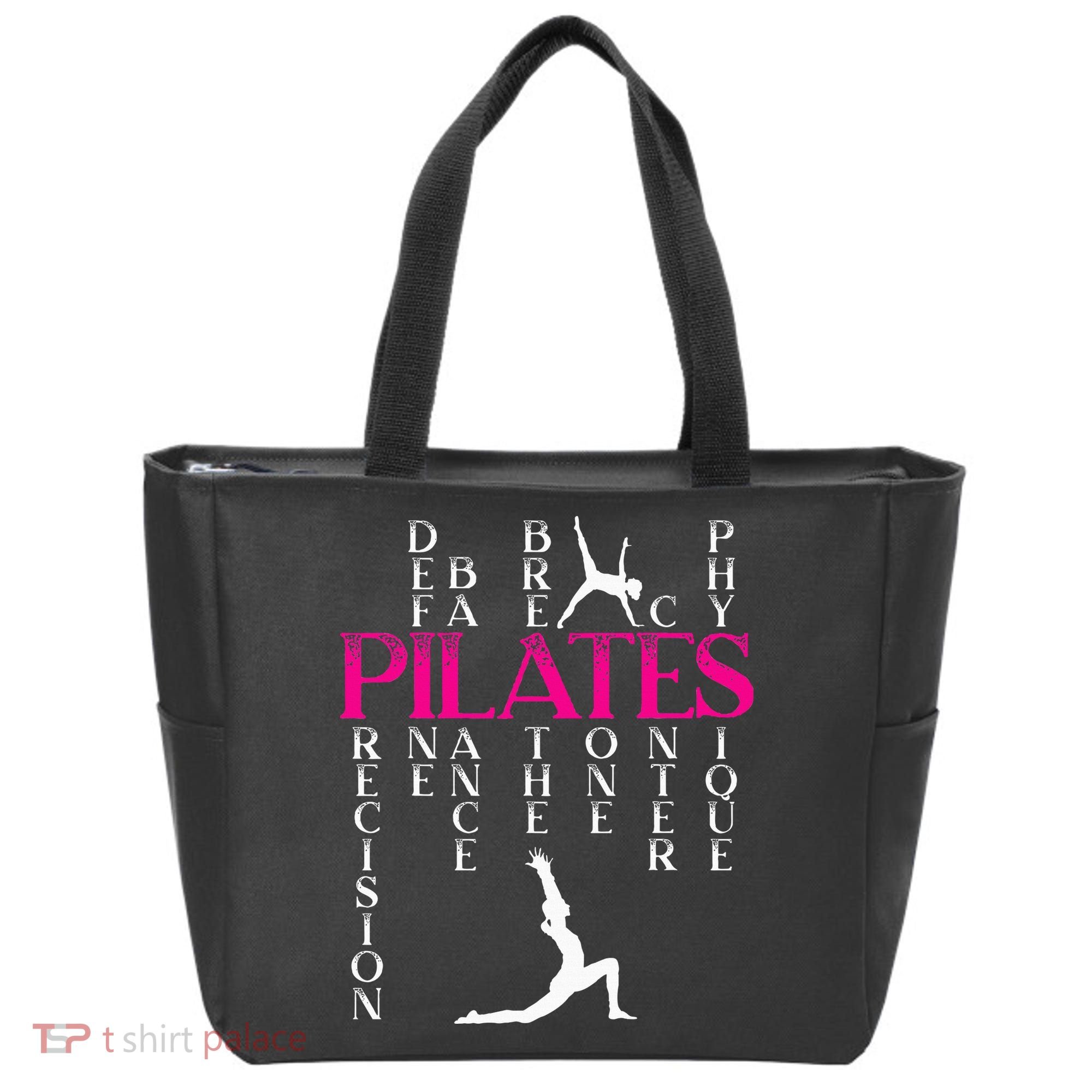 Pilates Fitness Exercise Training Contrology Meditation Tote Bag