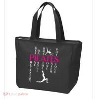 Pilates Fitness Exercise Training Contrology Meditation Tote Bag thumb 3