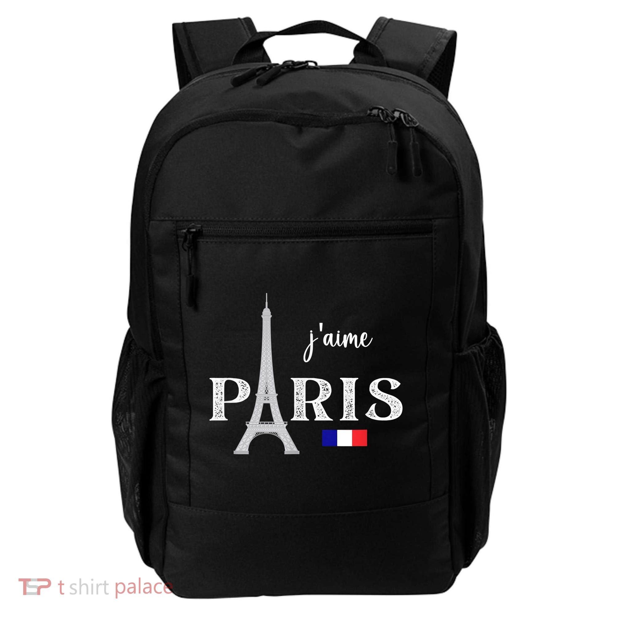 Paris France Eiffel Tower Souvenir Backpack