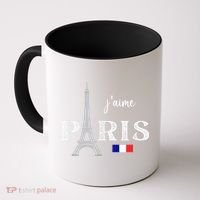 Paris France Eiffel Tower Souvenir Coffee Mug thumb 0