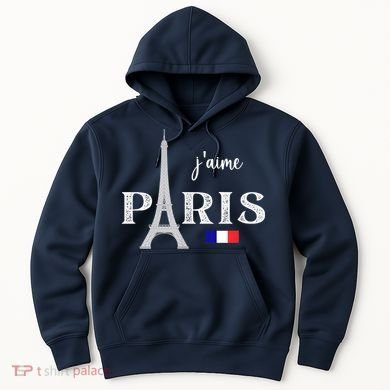 Paris France Eiffel Tower Souvenir Hoodie