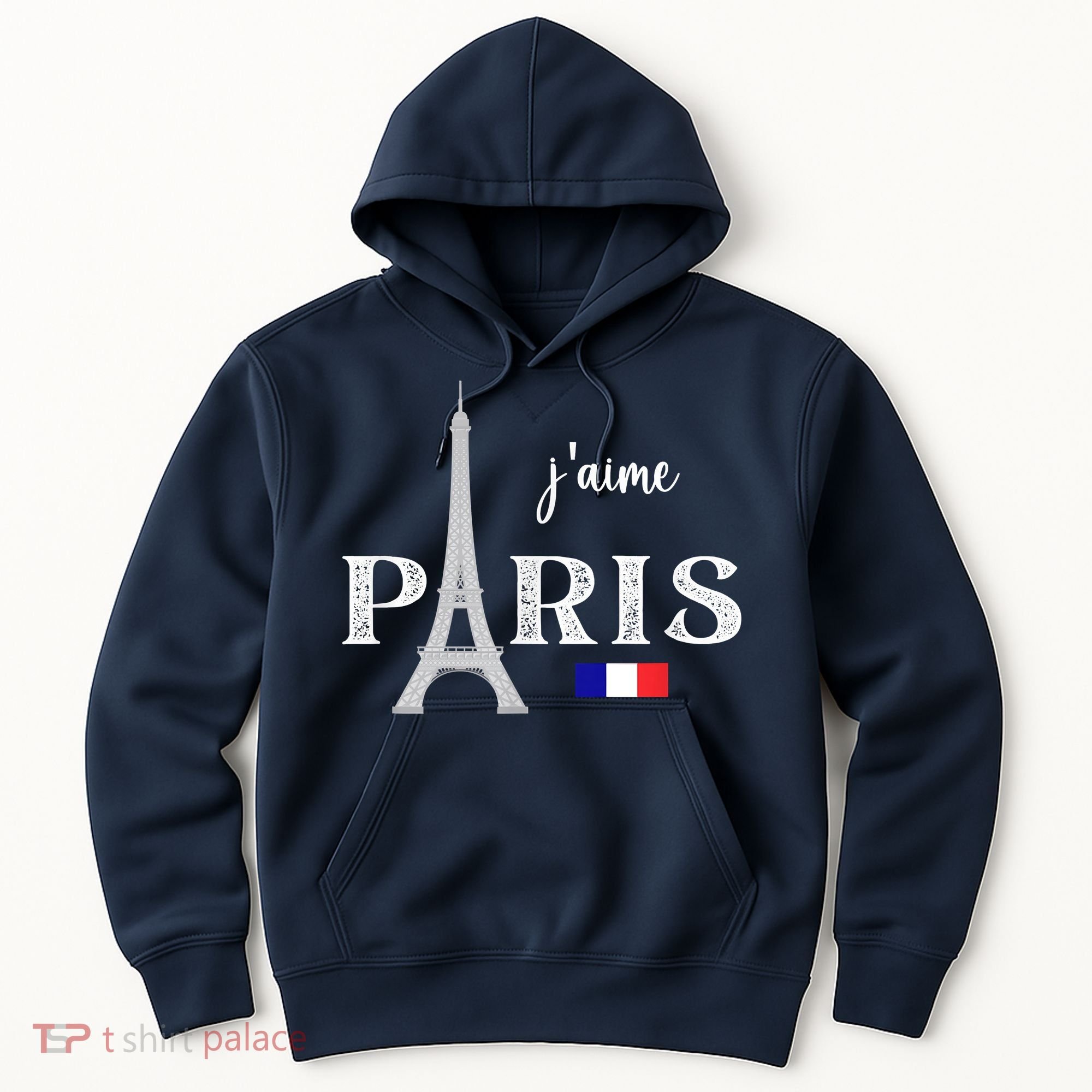 Paris France Eiffel Tower Souvenir Hoodie