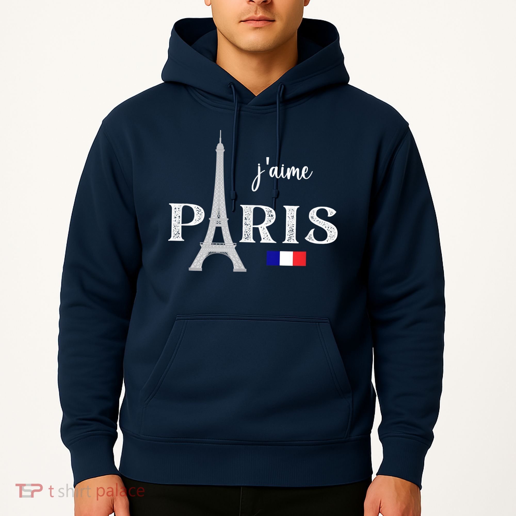 Paris France Eiffel Tower Souvenir Hoodie