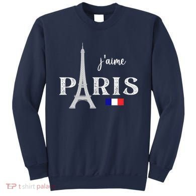 Paris France Eiffel Tower Souvenir Sweatshirt