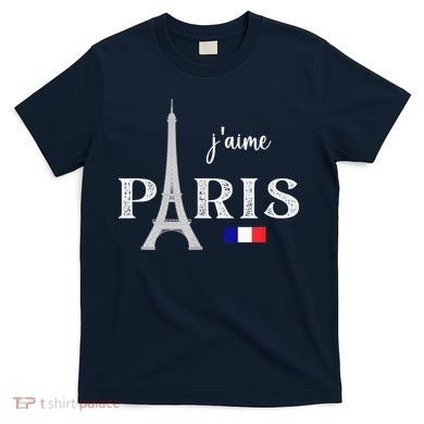 Paris France Eiffel Tower Souvenir T-Shirt