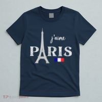 Paris France Eiffel Tower Souvenir T-Shirt thumb 5