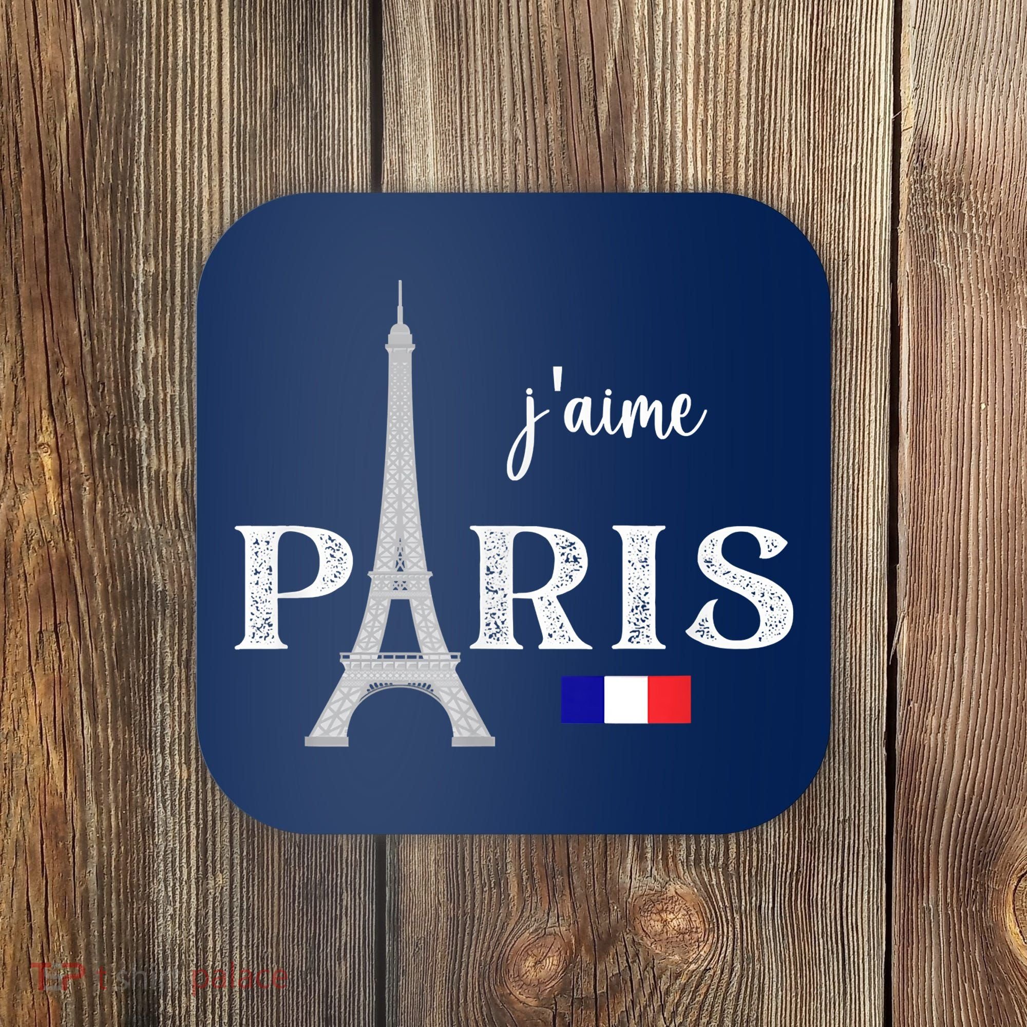 Paris France Eiffel Tower Souvenir Coaster