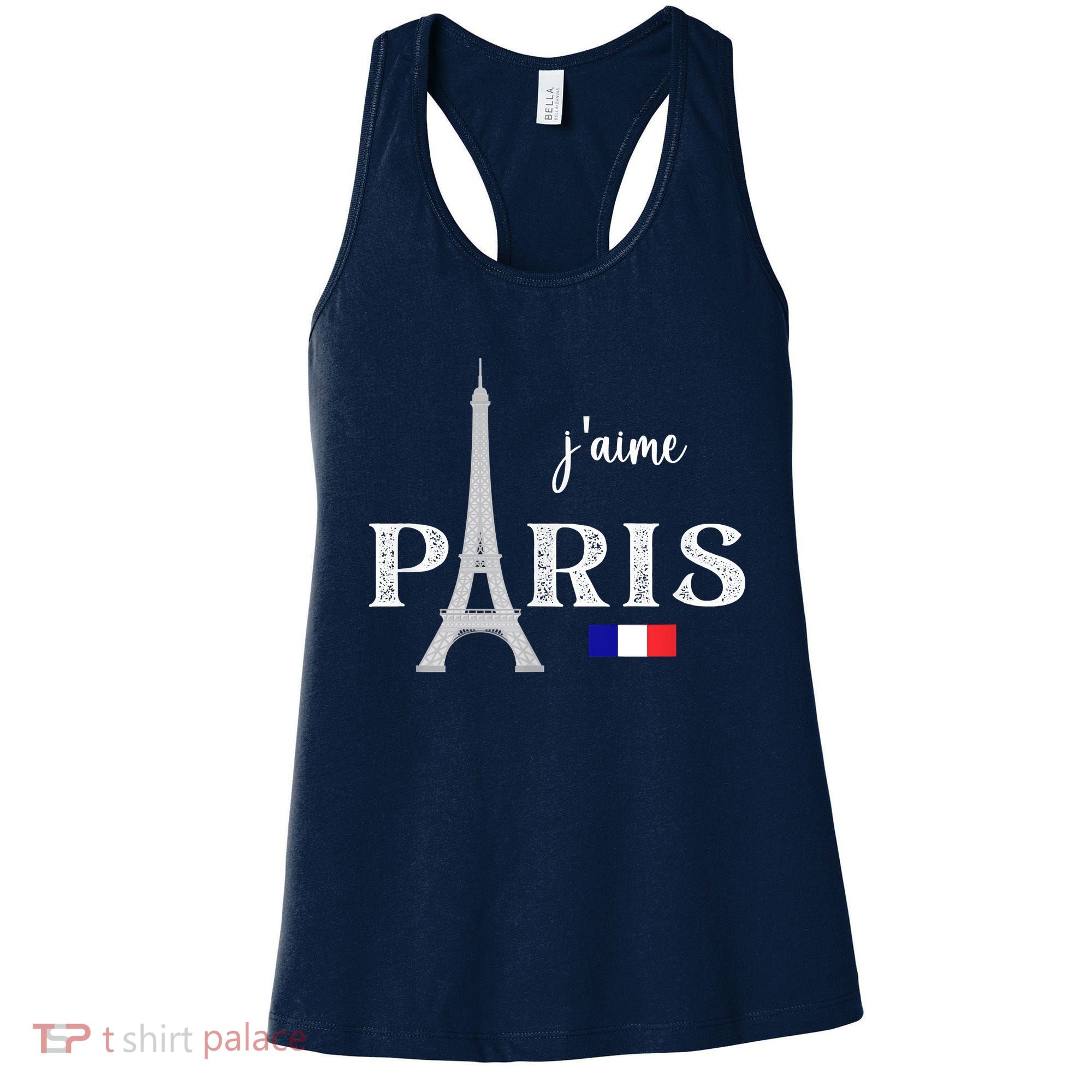 Paris France Eiffel Tower Souvenir Women's Tank Top
