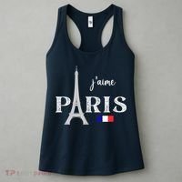 Paris France Eiffel Tower Souvenir Women's Tank Top thumb 3