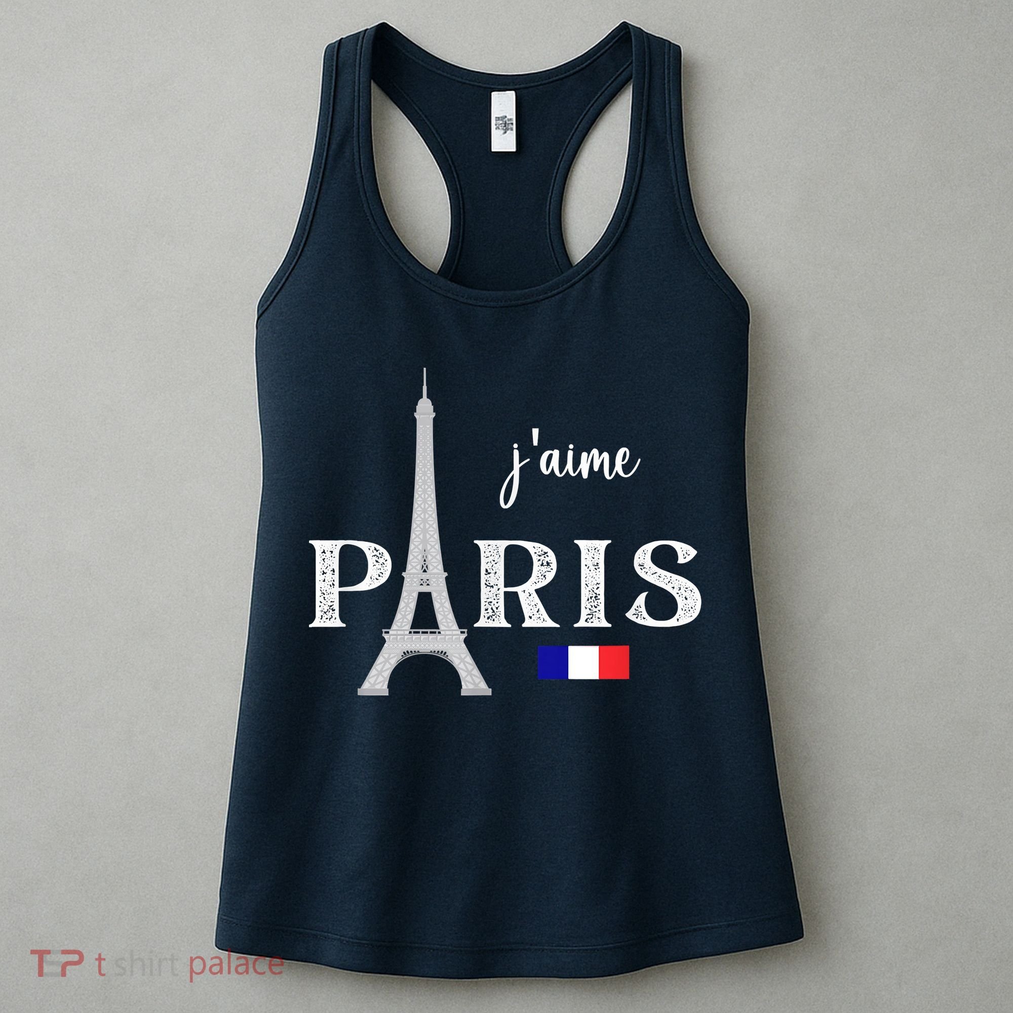 Paris France Eiffel Tower Souvenir Women's Tank Top