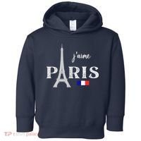 Paris France Eiffel Tower Souvenir Toddler Hoodie thumb 0