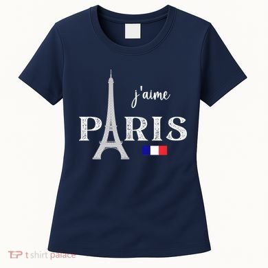 Paris France Eiffel Tower Souvenir Women's T-Shirt