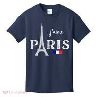 Paris France Eiffel Tower Souvenir Kids T-Shirt thumb 0