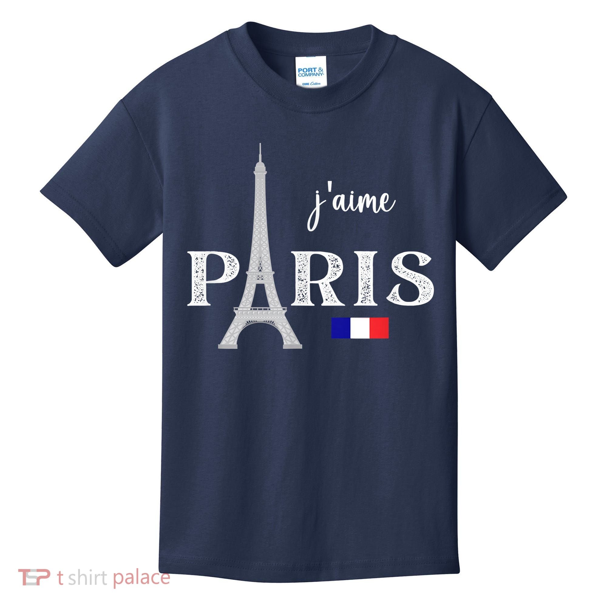 Paris France Eiffel Tower Souvenir Kids T-Shirt