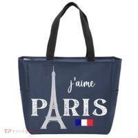 Paris France Eiffel Tower Souvenir Tote Bag thumb 0