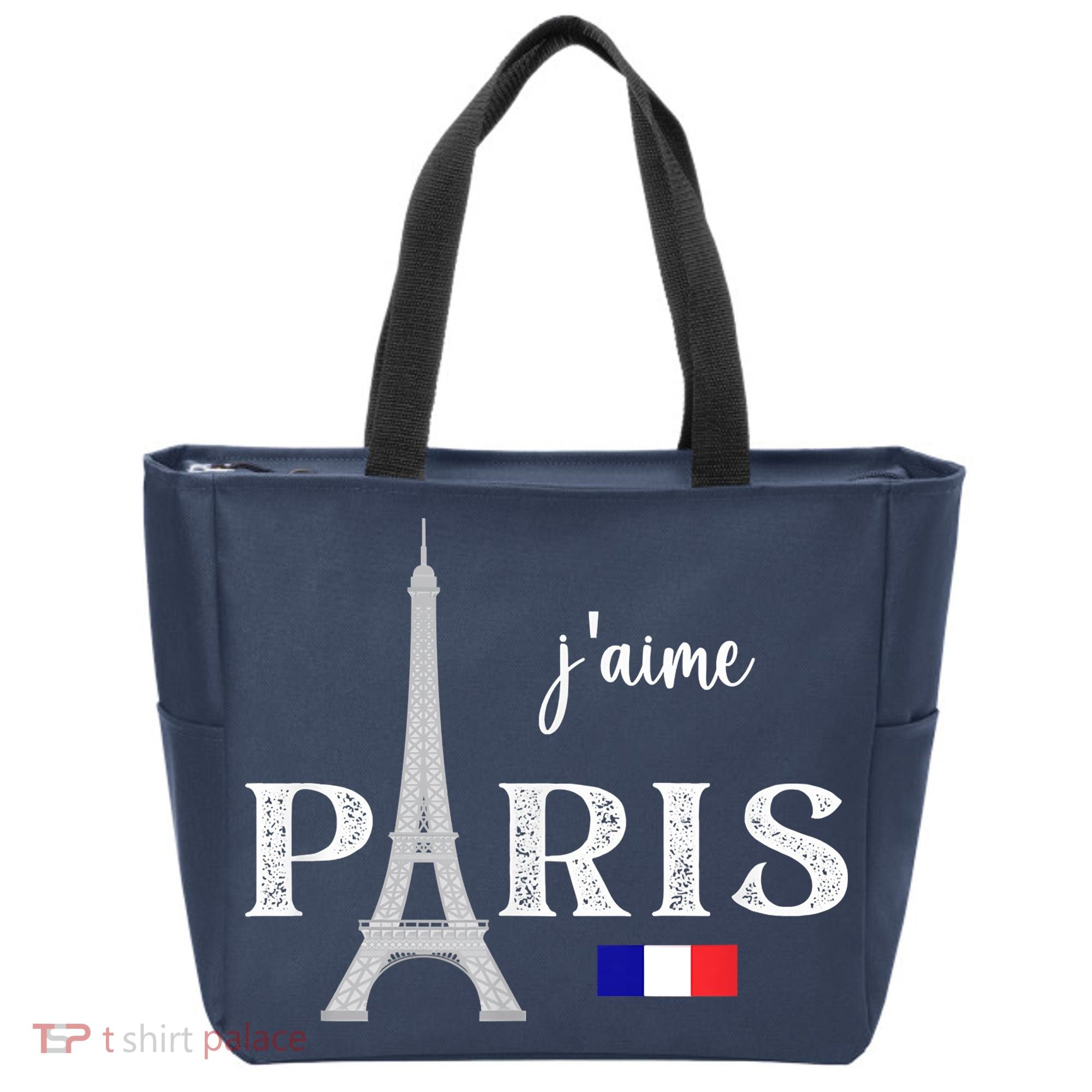 Paris France Eiffel Tower Souvenir Tote Bag