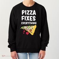 Pizza Fixes Everything Women's Sweatshirt thumb 0
